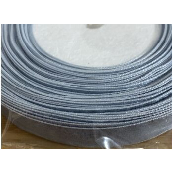 Rolo fita organza cinza