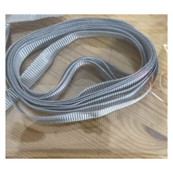 Fita de cetim cinza 1,5m