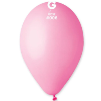 10 balões de latex Gemar 5” - 13cm rose