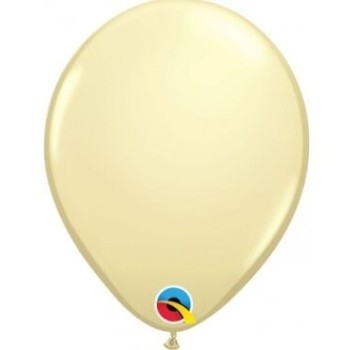 10 balões latex 5 - 13cm Ivory