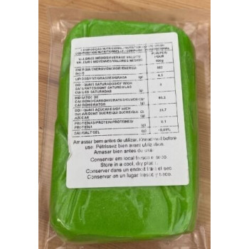 Pasta de açucar Sensation verde alface 250g