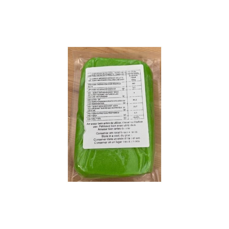 Pasta de açucar Sensation verde alface 250g