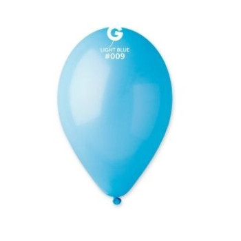 5 balões 12" 30cm Light Blue - Gemar