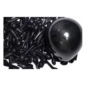 10 balões latex 5” - 13 cm preto