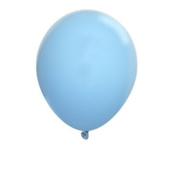 10 balões latex strong balloons 5" - 12cm Pastel Baby Blue