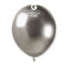 10 balões latex balloonia prata brilhante 5” - 13cm