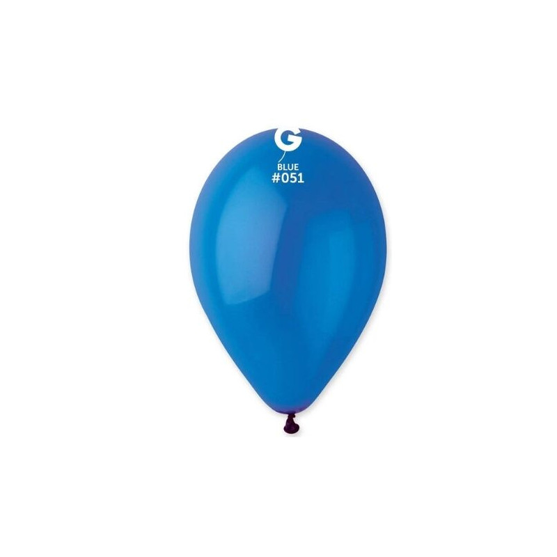 5 balões 12" Blue - Gemar