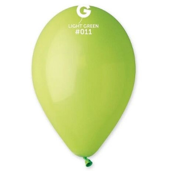 5 Balões Latex Gemar 30cm - 12" Light Green