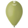 100 Balões latex Gemar 12" , 30cm Green Olive