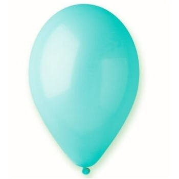 5 balões latex Gemar 12” -30cm light blue