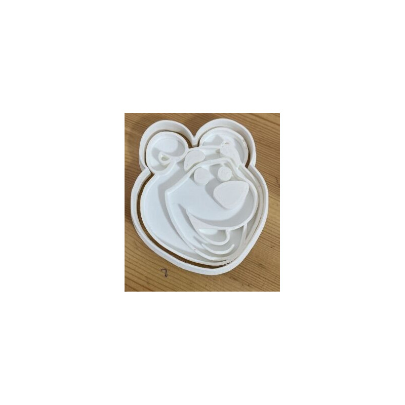 Cortador marcador Urso da Masha 9cm