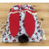 Mochila tecido para criança Coelho padrão Minnie