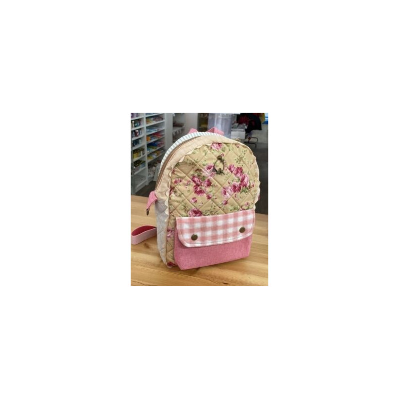 Mochila rosa 32x25cm