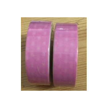 Fita Cola para bases rosa 10 mt