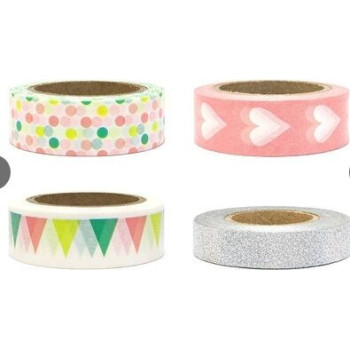 4 fitas decorativas com cola