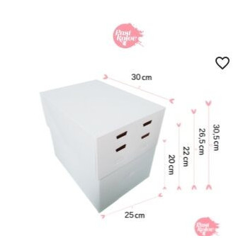 Caixa para bolo 4 alturas , 30x25x20cm