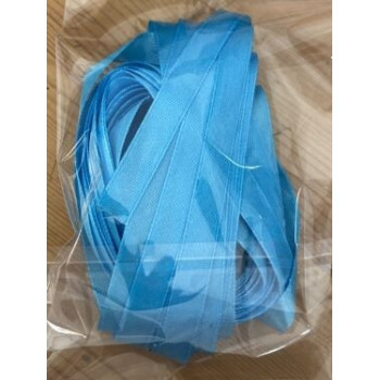 Fita de cetim azul claro 13m