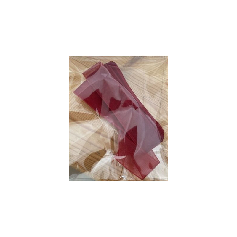 Fita de organza bordô 5m