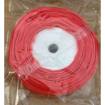 Fita organza coral