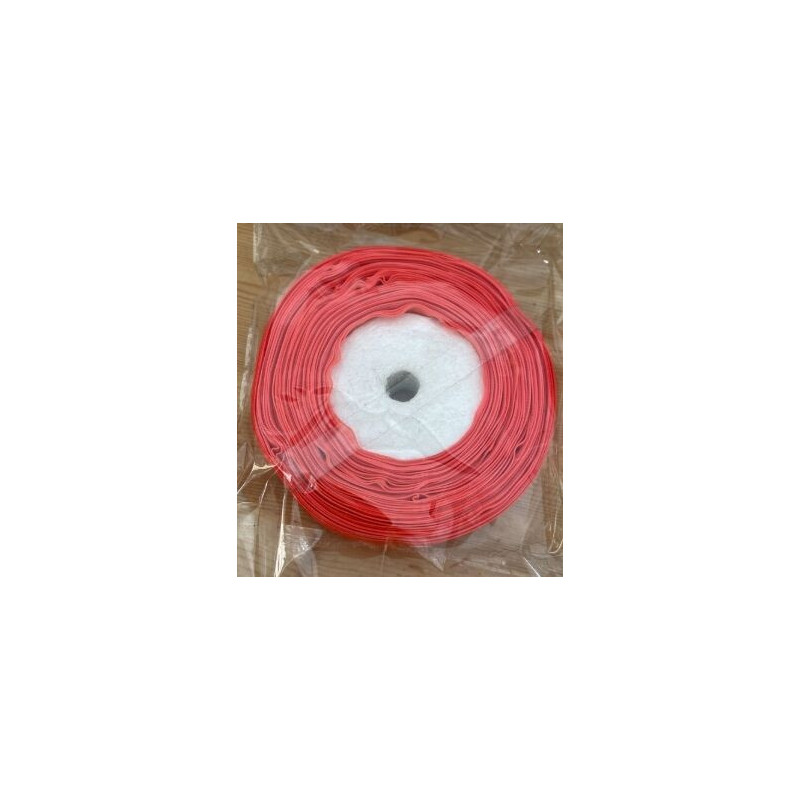 Fita organza coral