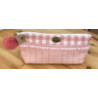 Bolsa tecido com fecho 25x11,5cm