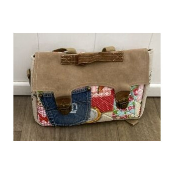 Pasta Mochila em tecido 38x26cm