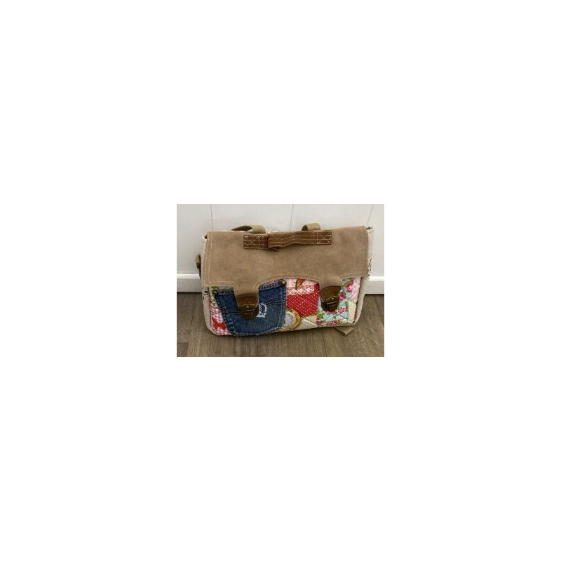 Pasta Mochila em tecido 38x26cm