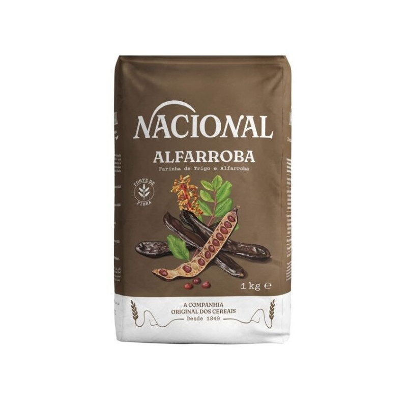 Farinha Nacional de trigo e alfarroba 1Kg