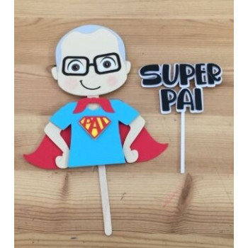 Topo Bolo Dia do Pai