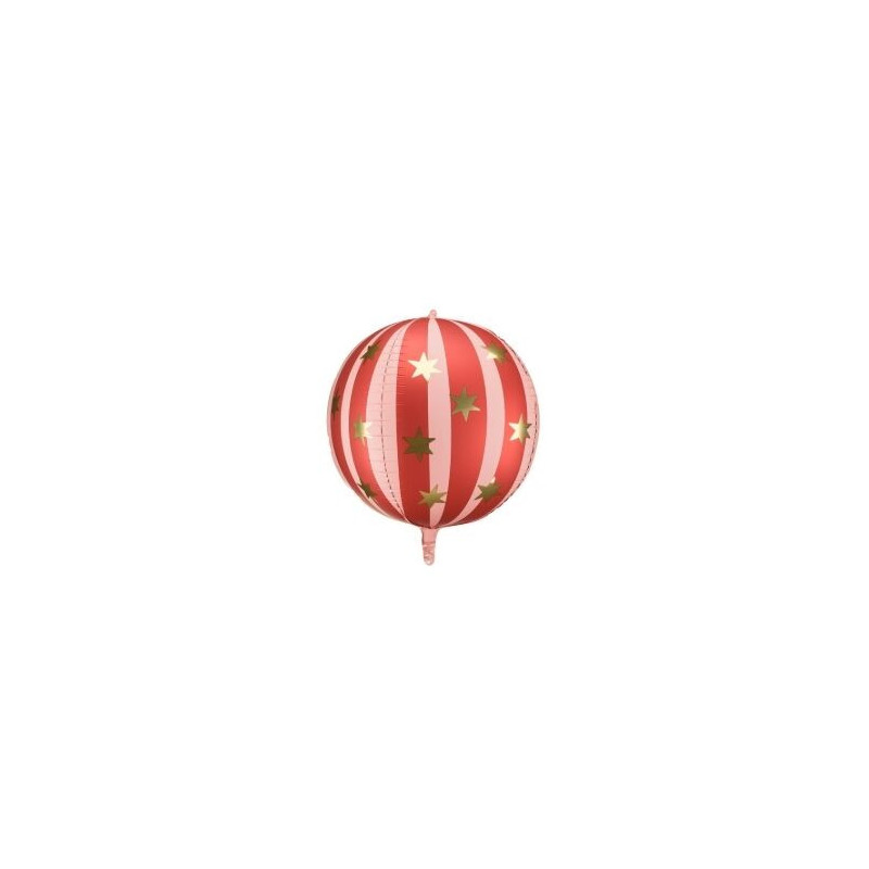 Balão foil Starry encarnado 50cm - 20"
