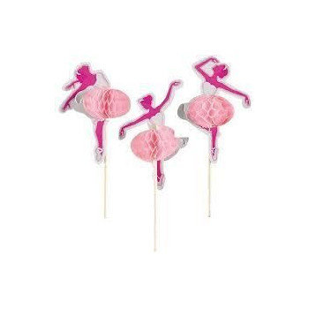10 palitos decorativos Prima Ballerina