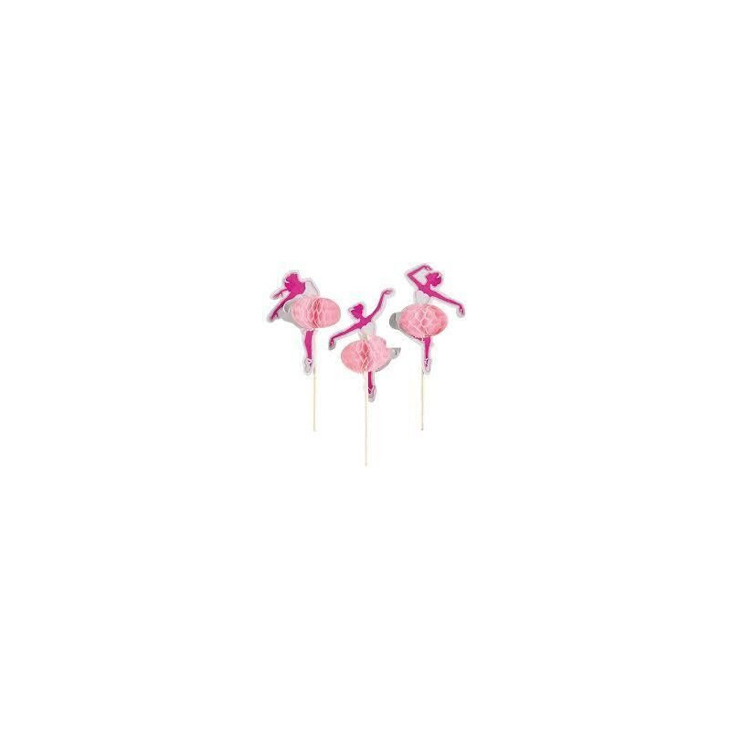10 palitos decorativos Prima Ballerina