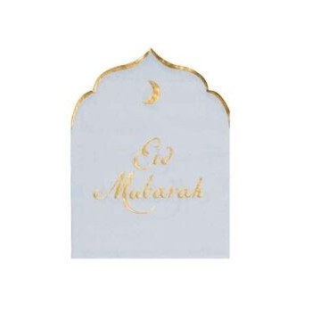 12 guardanapos Eid Mubarak