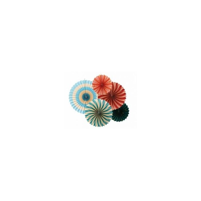 5 rosetas decorativas