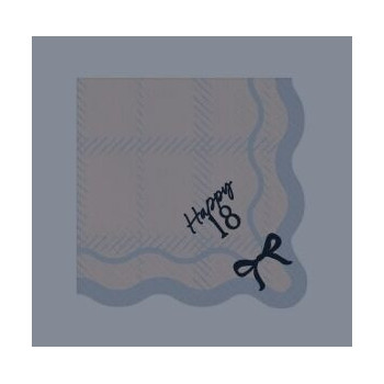 12 guardanapos 33x33cm Happy 18