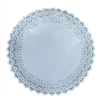 Naperon azul redondo 28 cm