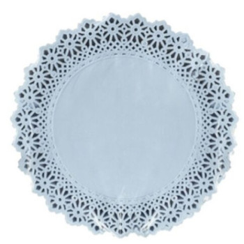 Naperon redondo azul 21 cm