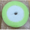 Rolo fita cetim verde flurescente