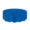 Toalha mesa redonda 2,13m azul royal