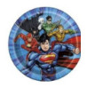 8 pratos 17 cm Justice League