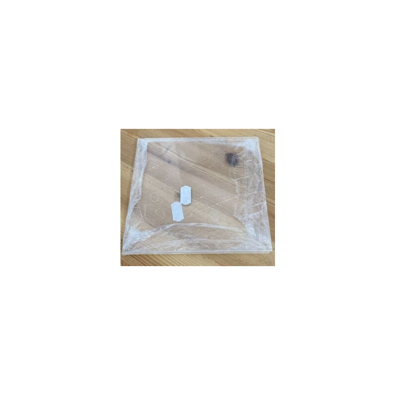 Prato quadrado acrilico 25x25cm