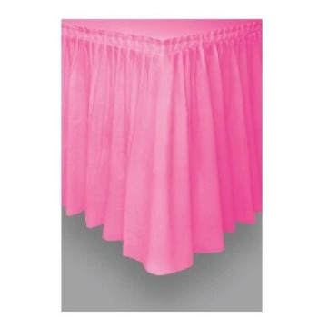 Saia plástica rosa forte 73.6cmx4,26m