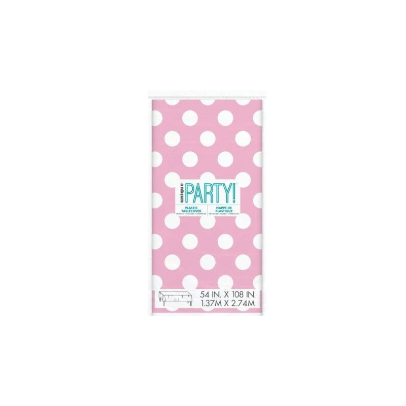Toalha Plástica 54X108 - Lovely Pink Dots