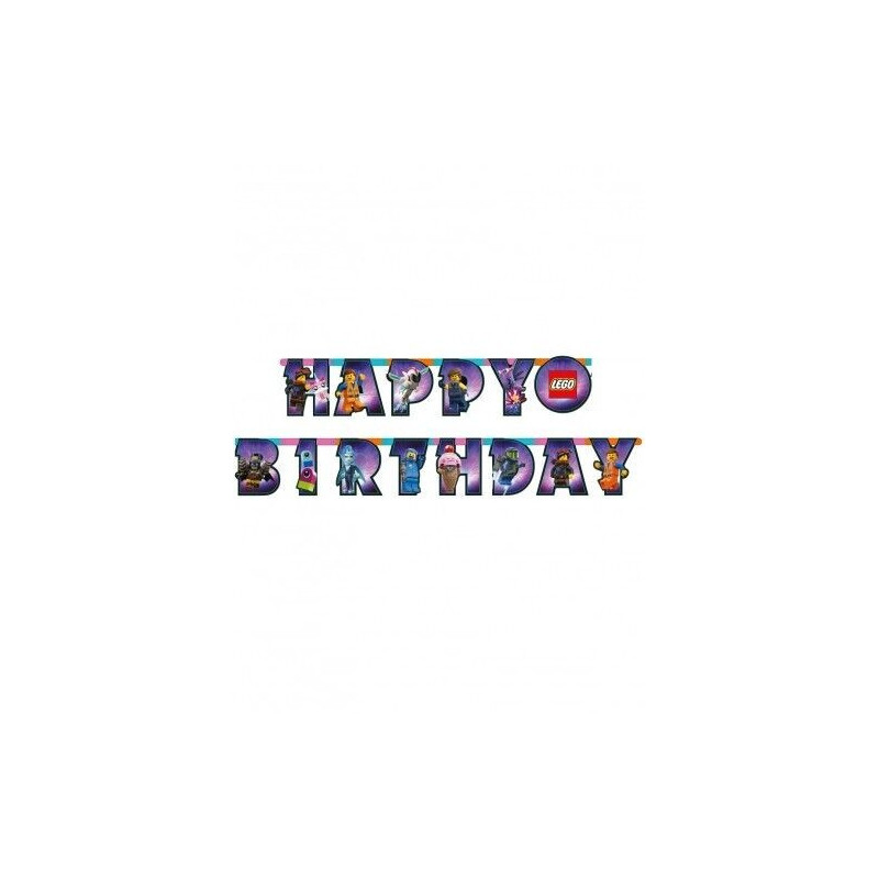 Banner Happy Birthday Lego Movie 2