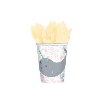 8 copos 266 ml Narwhal