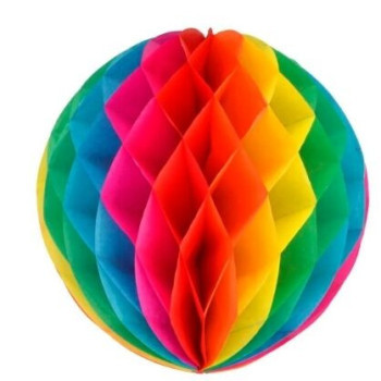 Globo de Papel 25cm - Cores