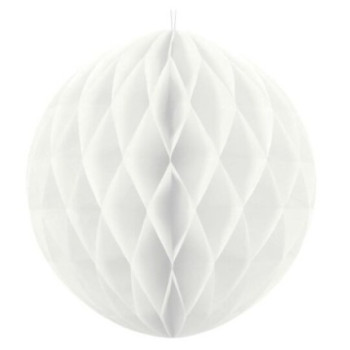 Favo de Papel branco 30cm