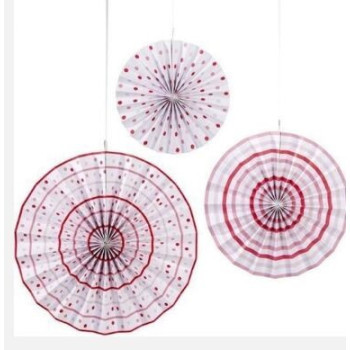 Decoracções 3 pinwheel decorations