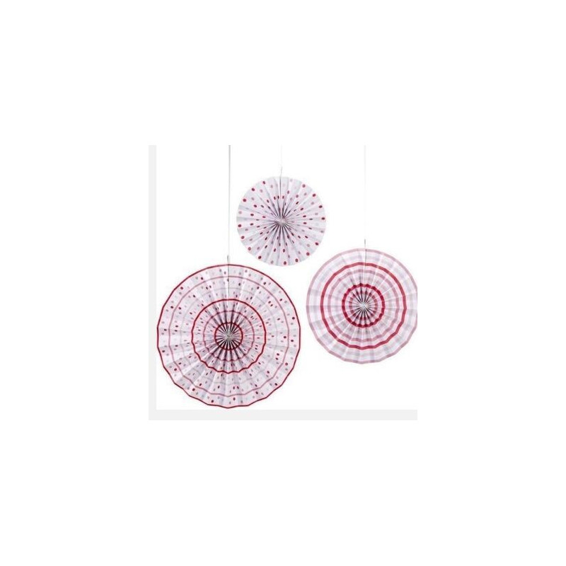Decoracções 3 pinwheel decorations