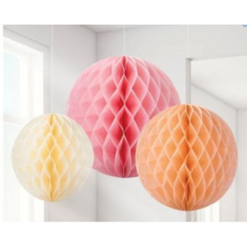 3 Bolas de papel sorvete